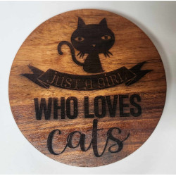 Custom Acacia Wood Coaster (set of 4)