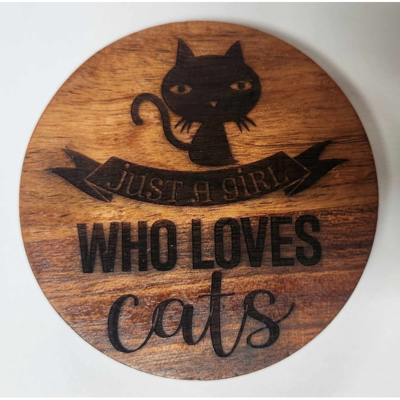 Custom Acacia Wood Coaster (set of 4) Custom Acacia Wood Coaster (set of 4)