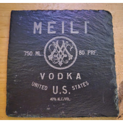 Slate coaster - set of 4