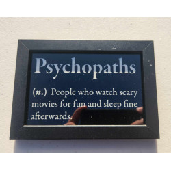 Custom framed novelty acrylic signage (150mm x 100mm)