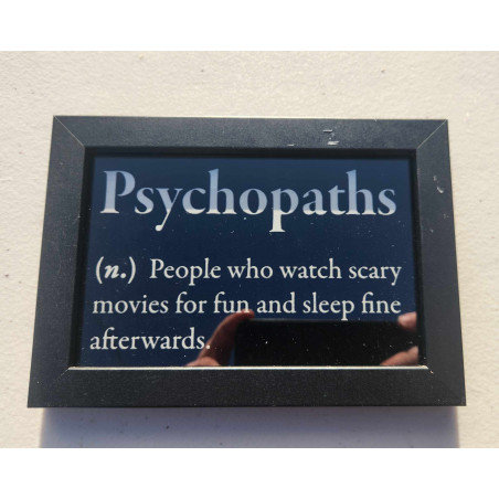 Custom framed novelty acrylic signage (150mm x 100mm)