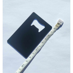 Credit card sized bottle opener