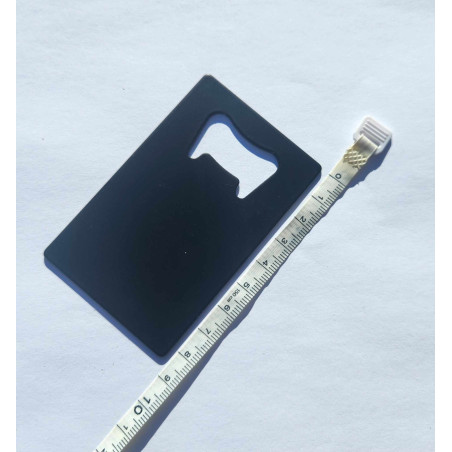 Credit card sized bottle opener