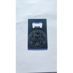 Credit card sized bottle opener