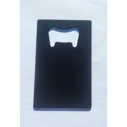 Credit card sized bottle opener