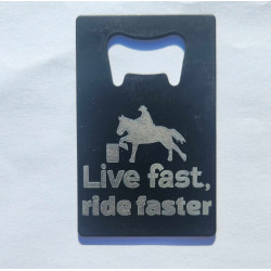 Credit card sized bottle opener